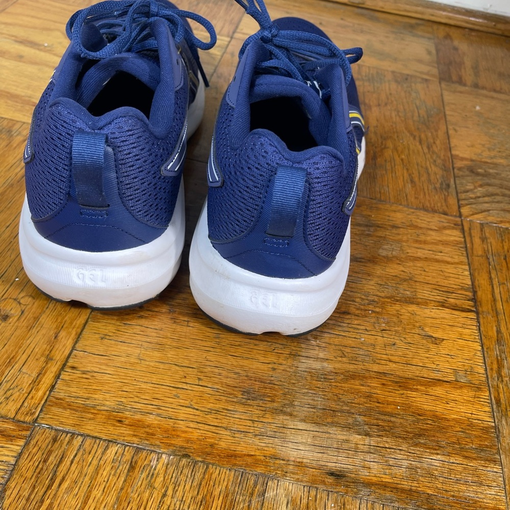 ASICS Men's Athletic Running Shoes — Navy with Yellow Accents - Picture 5 of 7